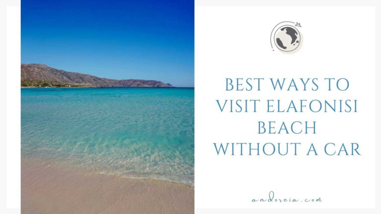 best ways to visit elafonisi beach without a car