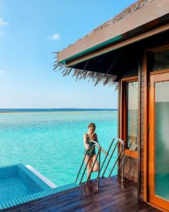 overwater bungalow in Maldives - Sheraton Full Moon Resort and Spa