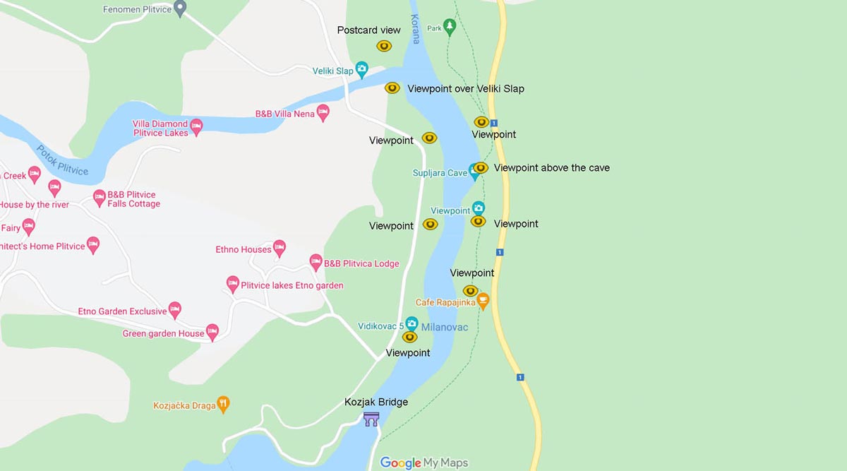 plitvice lakes national park viewpoints