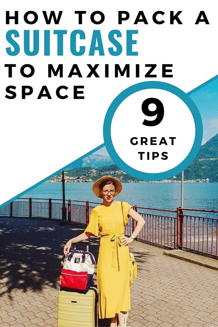 how to pack a suitcase to maximize space