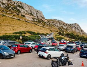 mirador es colomer parking lot - mallorca 3 days itinerary