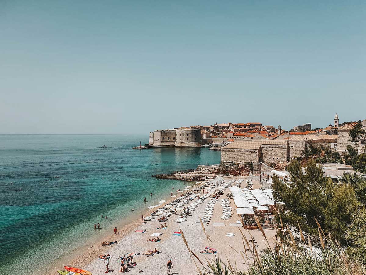 banje beach insta spots dubrovnik croatia