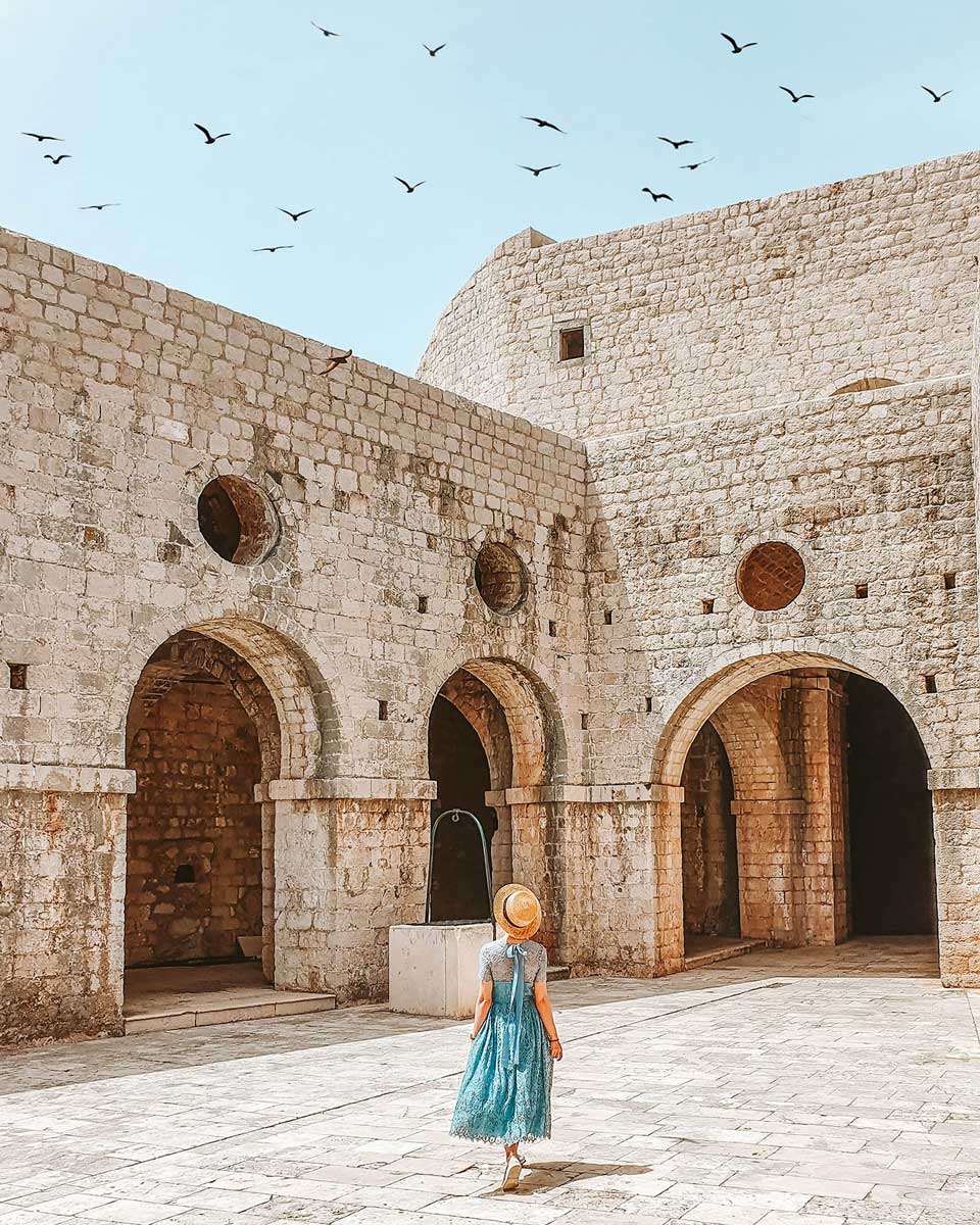 best instagrammable places in dubrovnik - fort lovrijenac