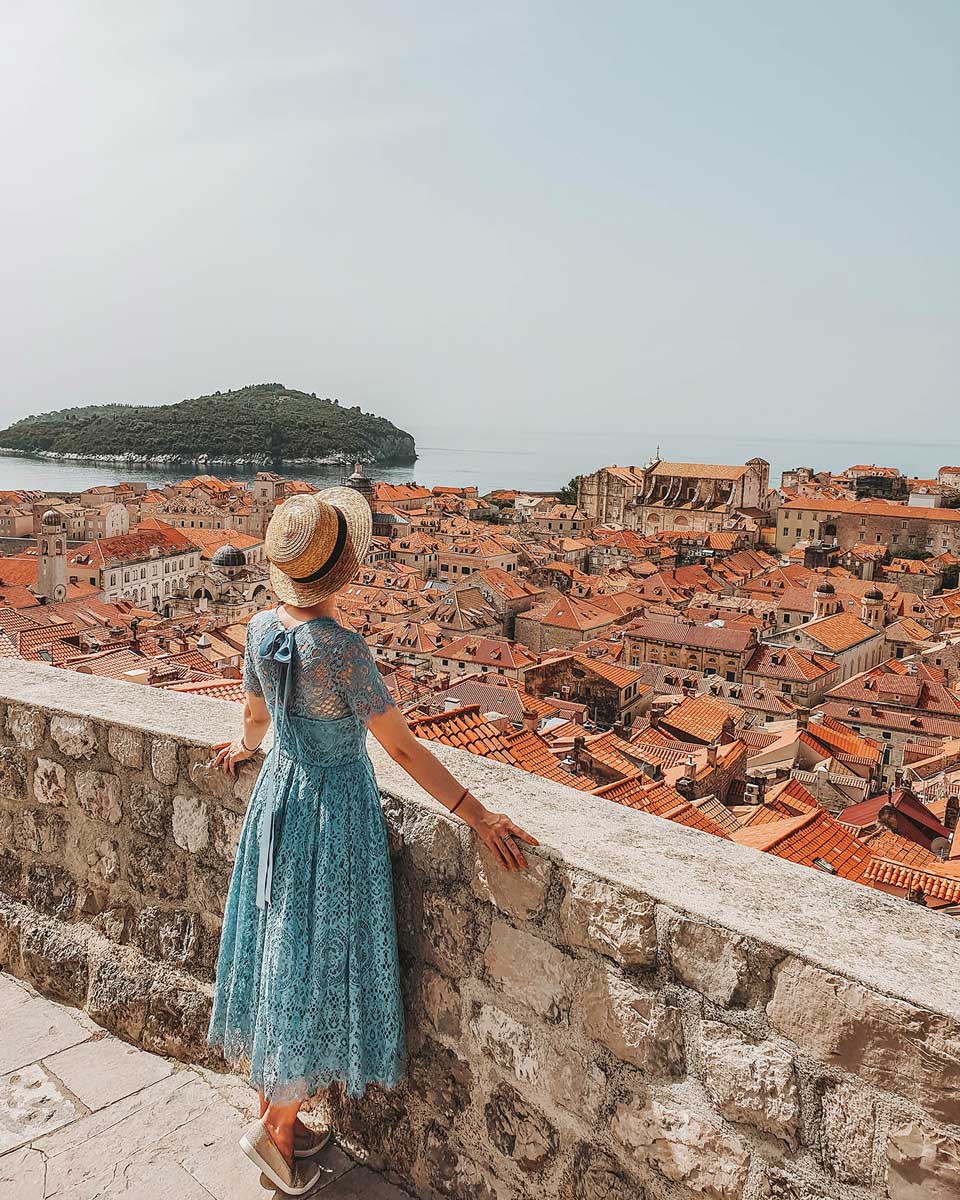 Dubrovnik walls - instagrammable spots in Dubrovnik, Croatia