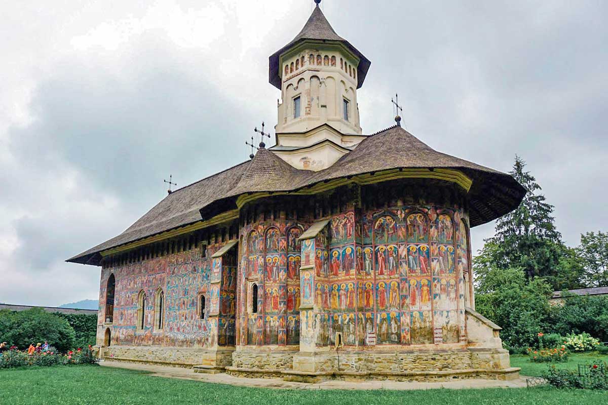 painted monasteries in moldova romania