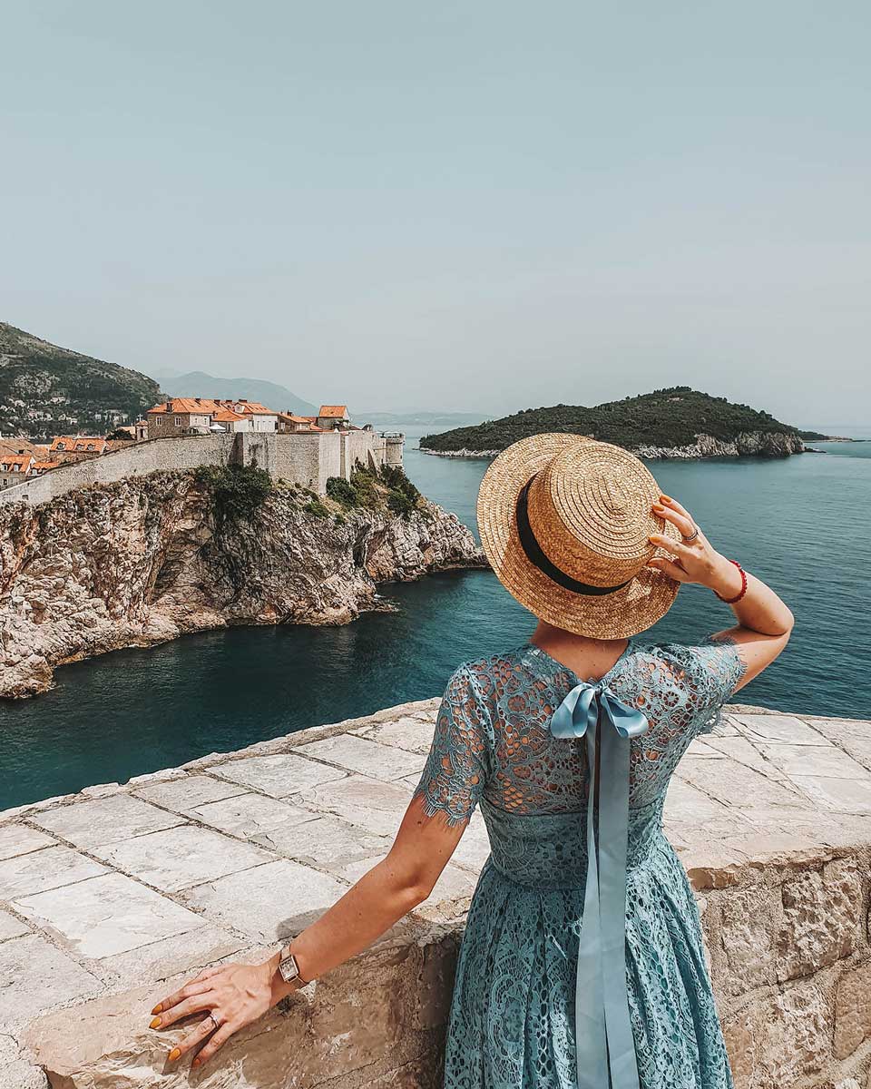 most insta-worthy spots in Dubrovnik: fort lovrijenac