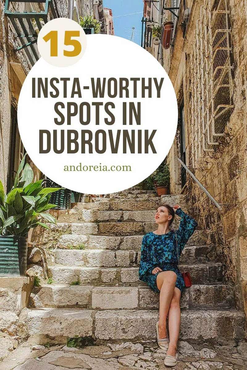 Instagrammable spots in Dubrovnik