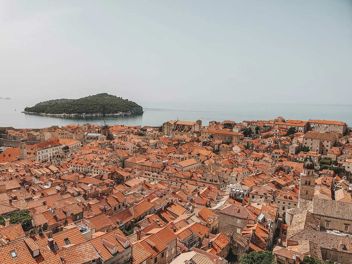 Dubrovnik photo spots: view from Minceta tower