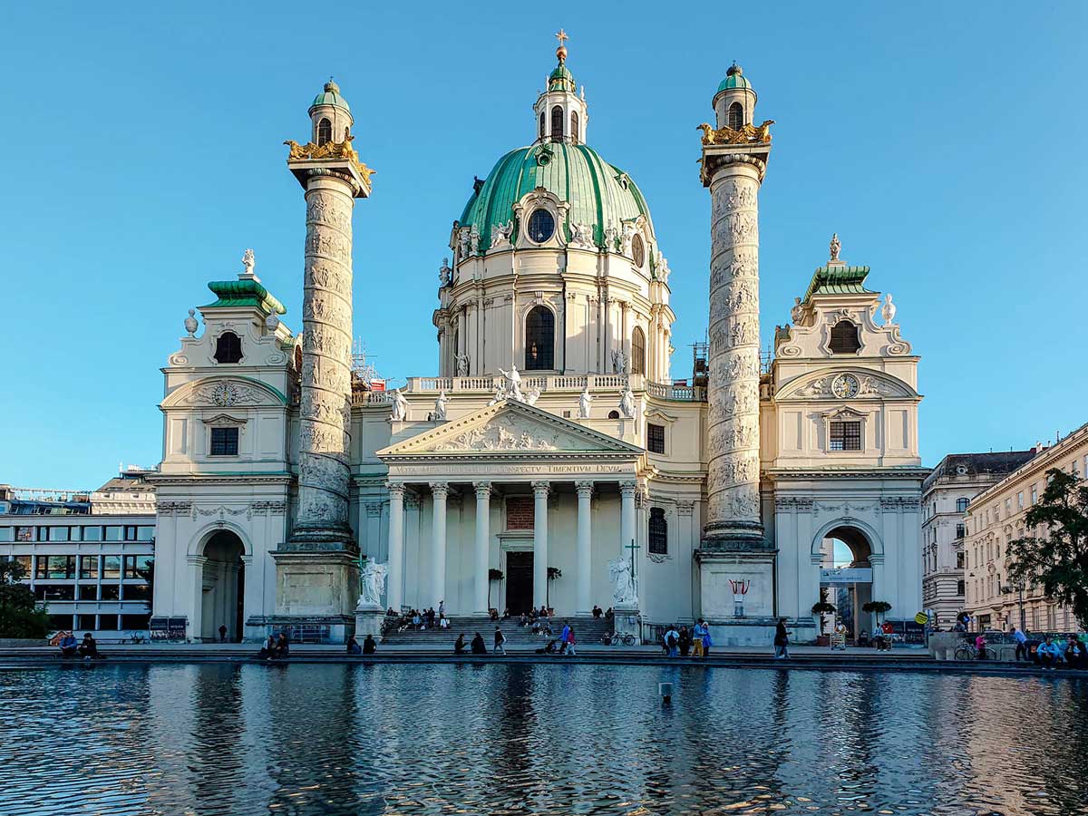 Karlskirche church in vienna