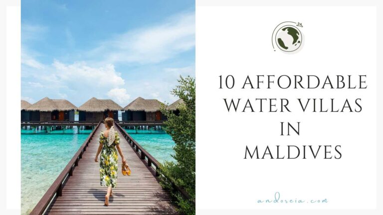 affordable water villas in Maldives