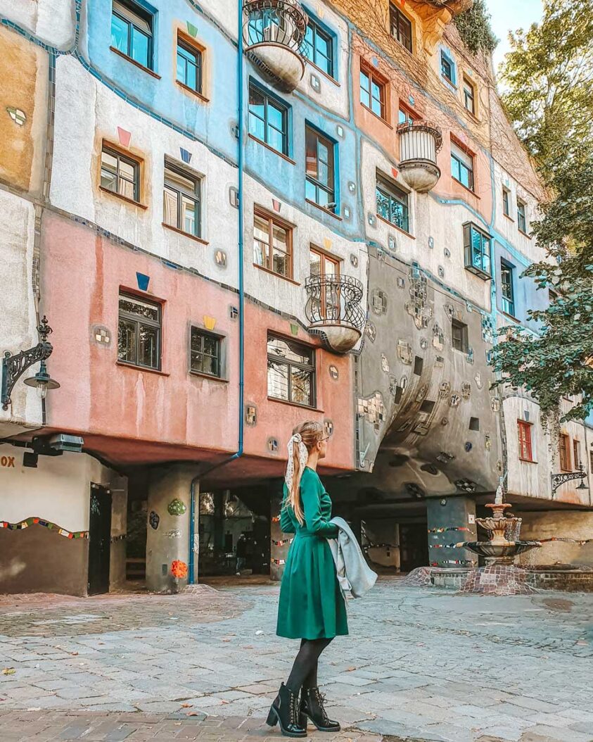 Hundertwasserhaus - Instagrammable places in Vienna
