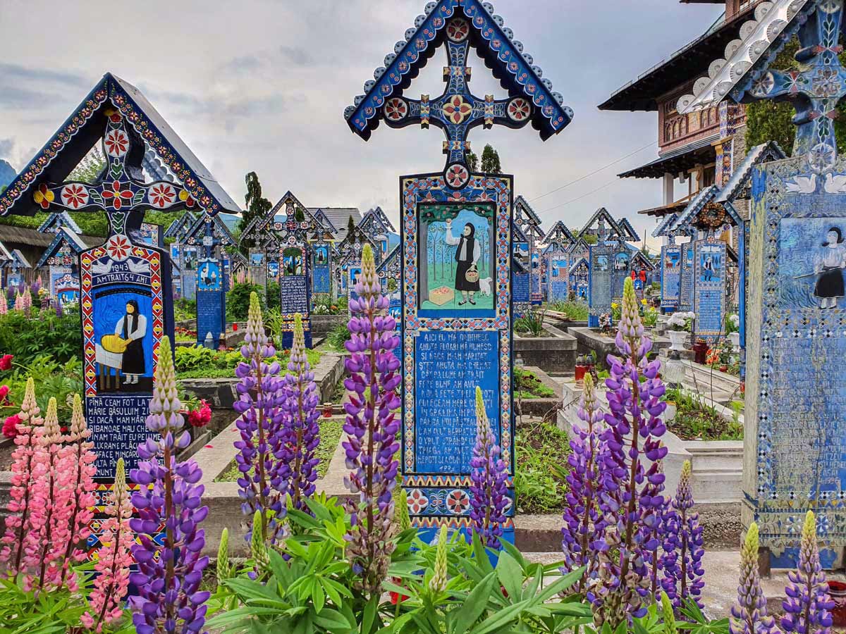 Merry Cemetery in Sapanta, Maramures