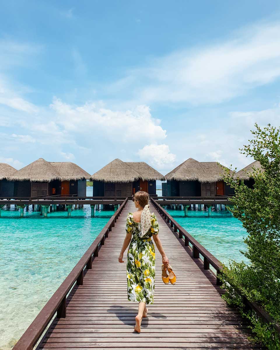 overwater bungalows in Maldives