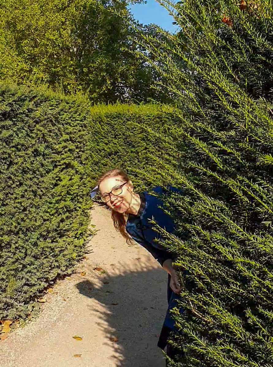 the maze in schonbrunn park, vienna