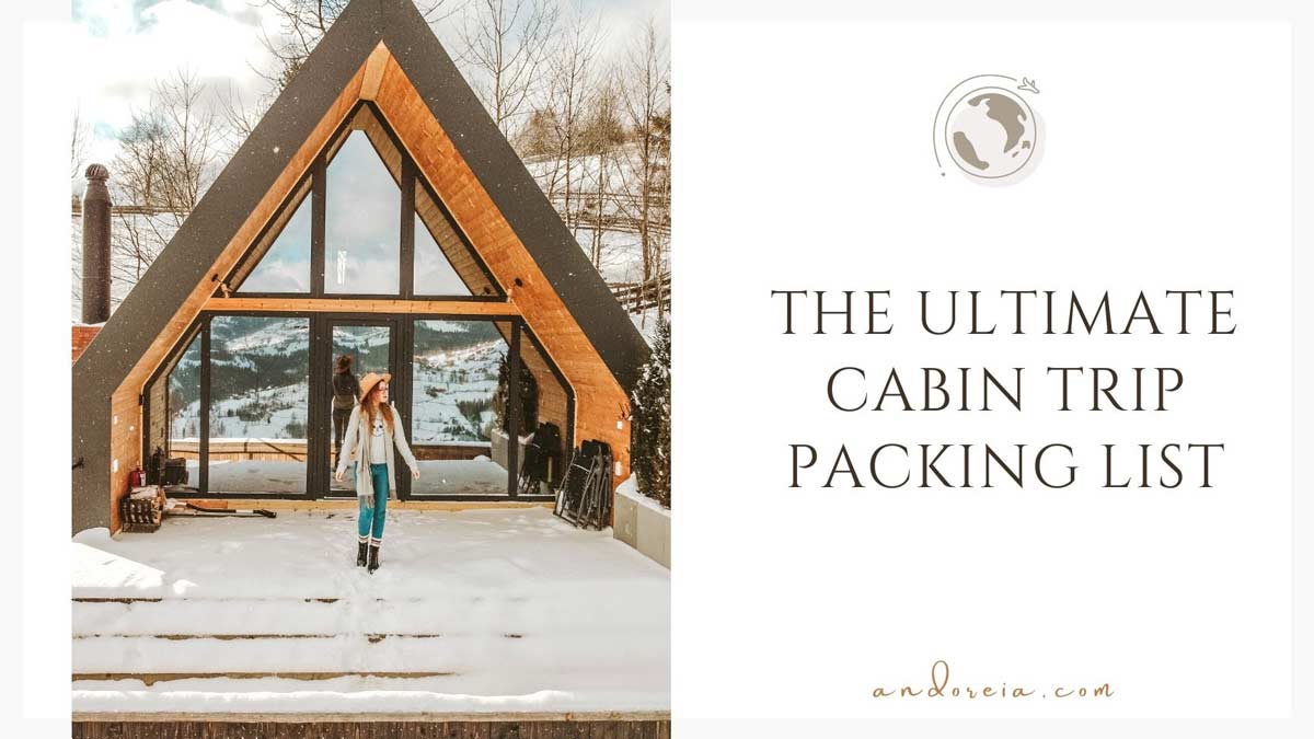 cabin trip packing list