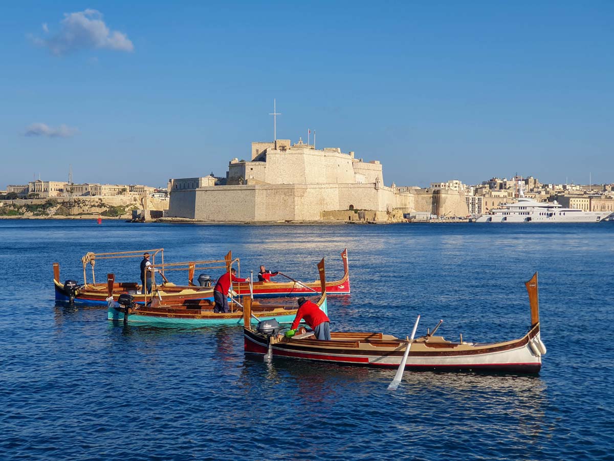traditional Maltese boats