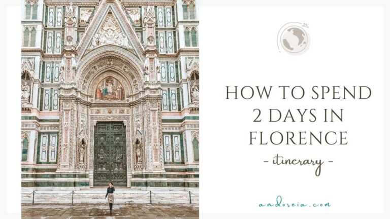 2 days in Florence itinerary