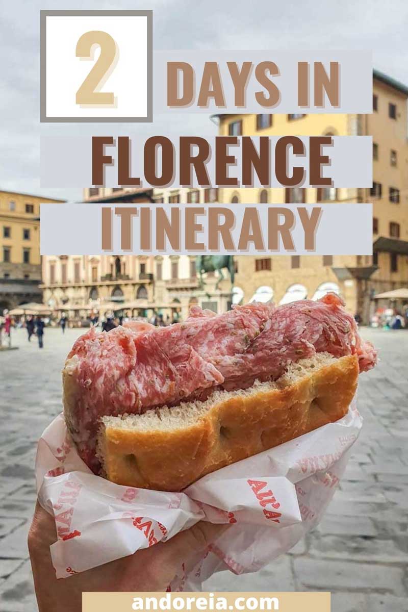 2 days in Florence itinerary