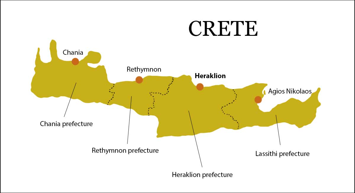Crete prefectures
