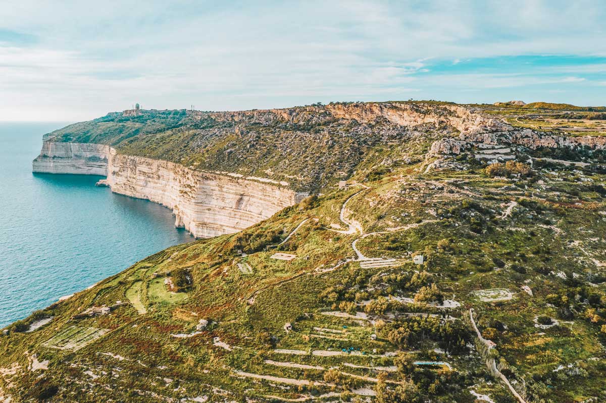 Dingli cliffs in Malta