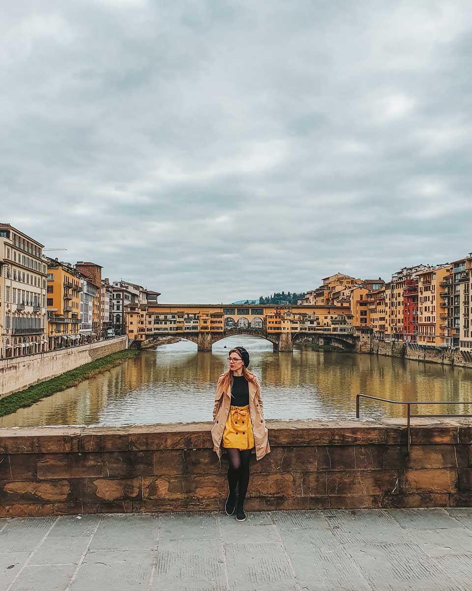 Ponte Santa Trinita photo spot with Ponte Vecchio view