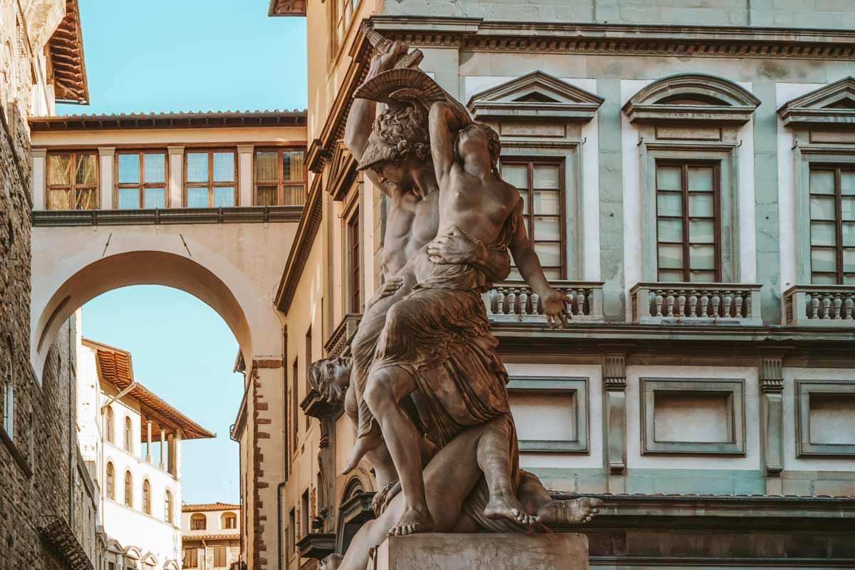 statue in Loggia dei Lanzi