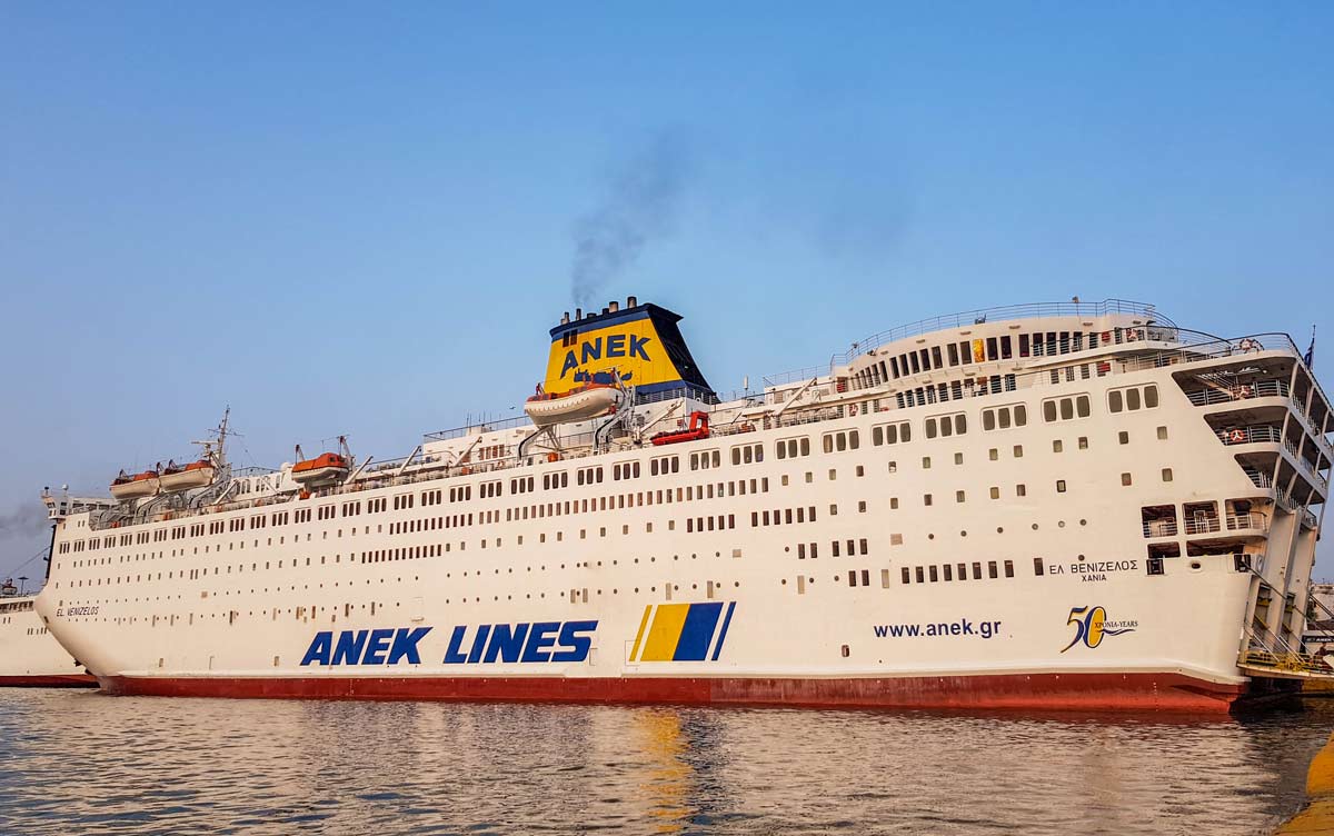 anek lines - ferry to crete
