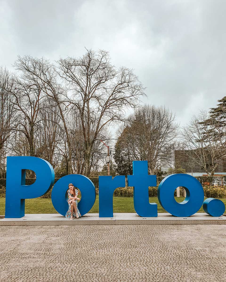Porto city name sign