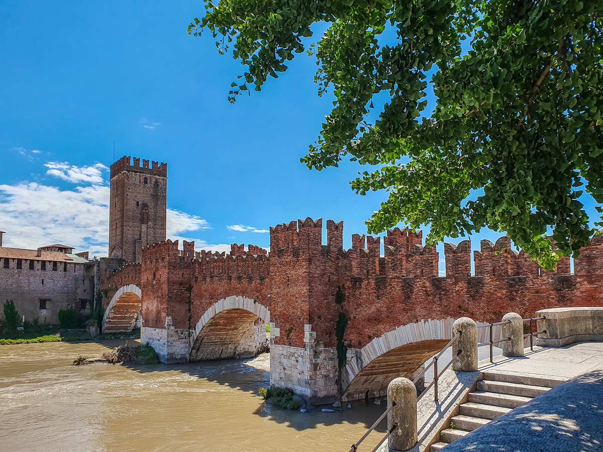 Ponte di Castelvecchio in Verona, Italy