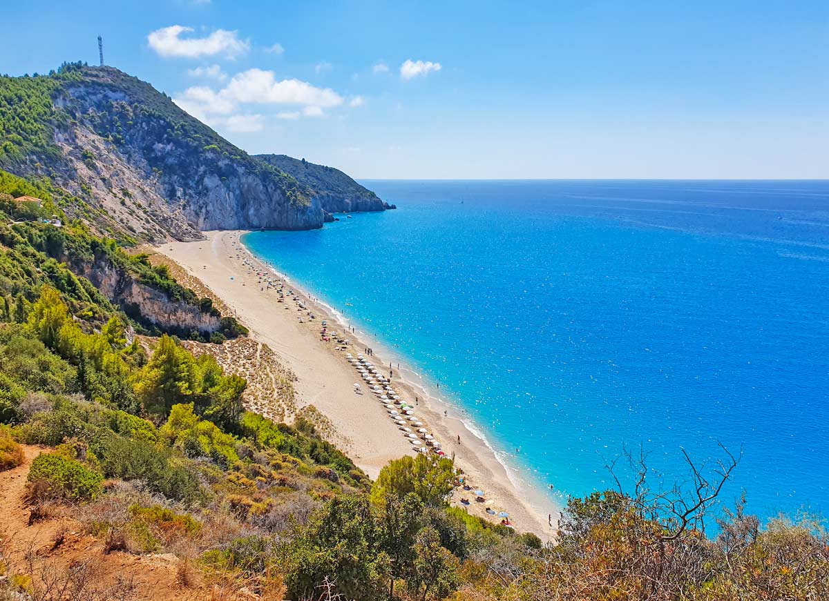 Milos beach, Lefkada