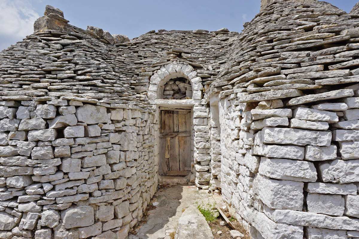 old trullo house in Alberobello Italy