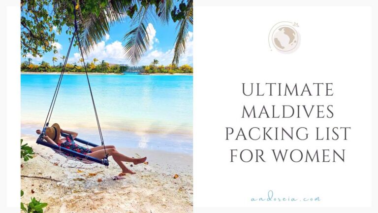 What to pack for Maldives: Ultimate packing list for women