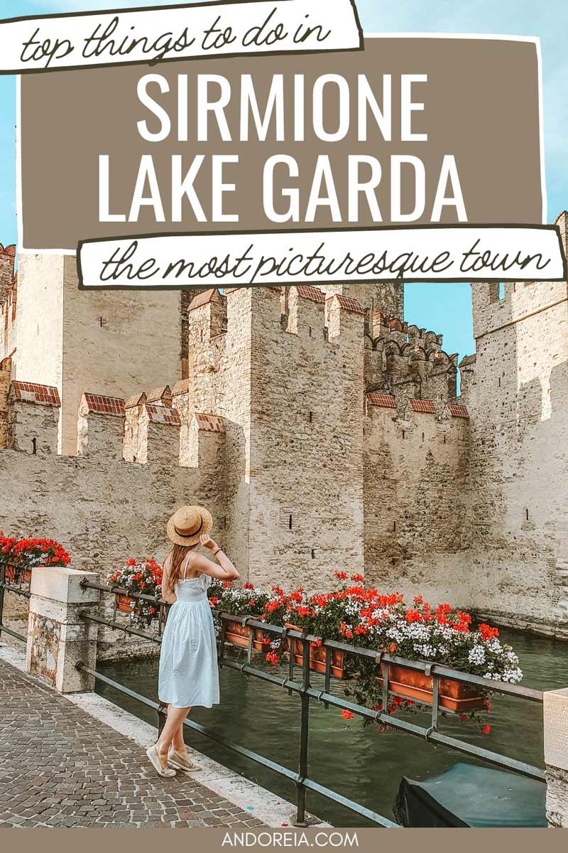 sirmione lake garda things to do pin