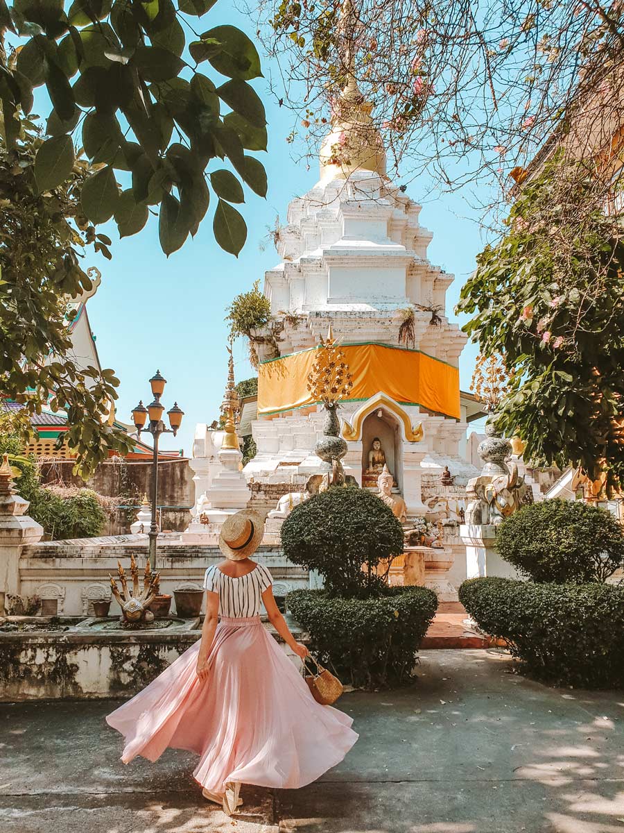 twirling pose chiang rai