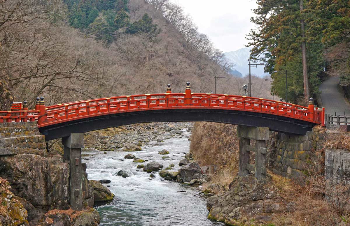 Famous landmarks in Japan: Shinkyo Bridge