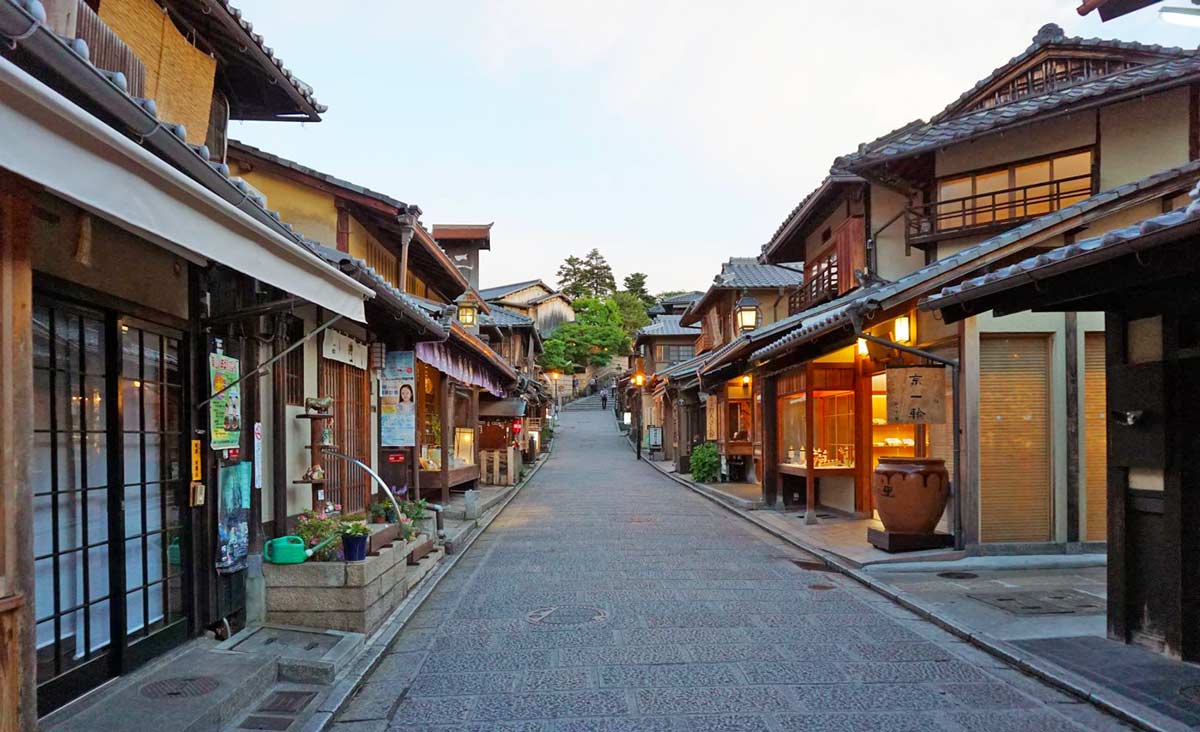 kyoto historic streets