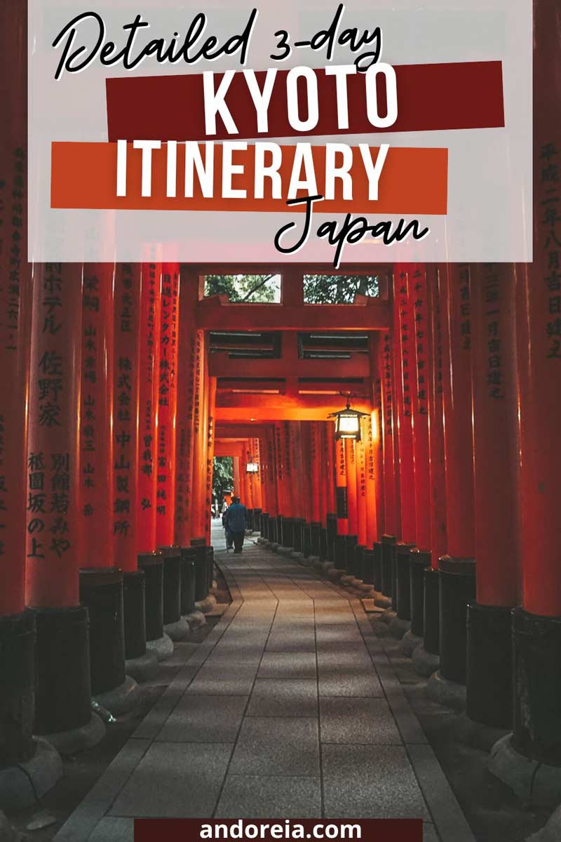 Kyoto itinerary