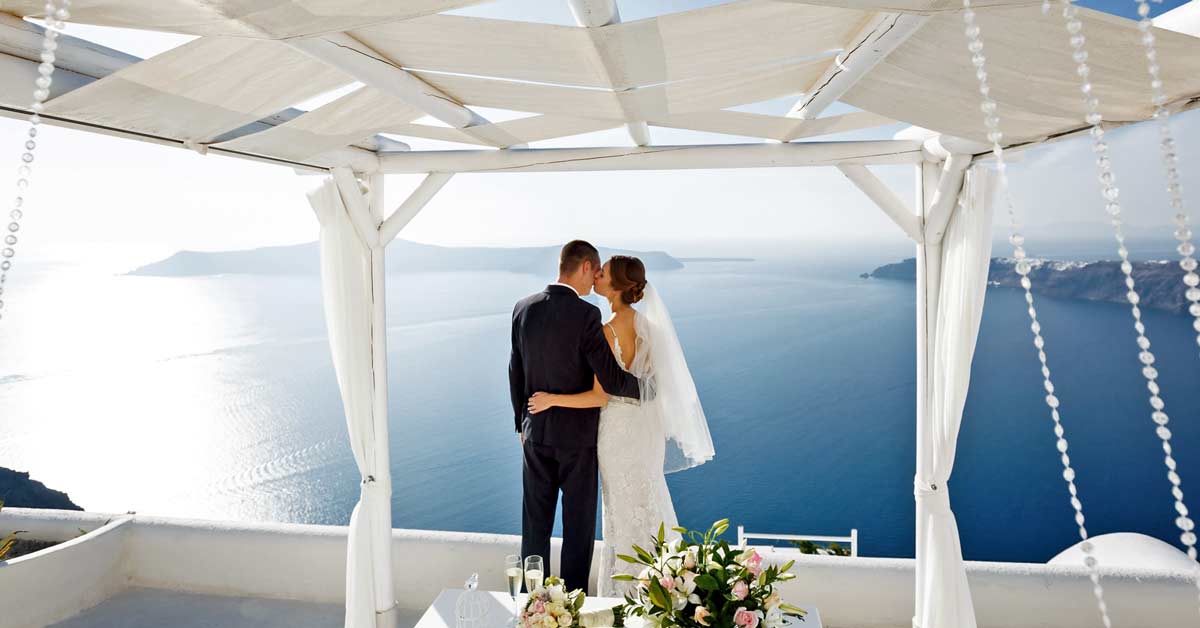 best wedding venues in Santorini