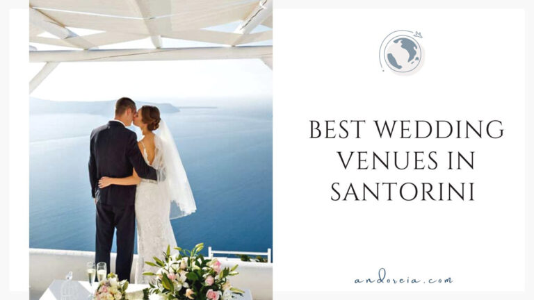best wedding venues on the Santorini island