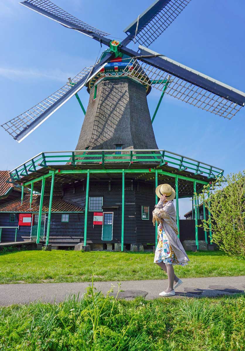 windmill in Zaanse Schans