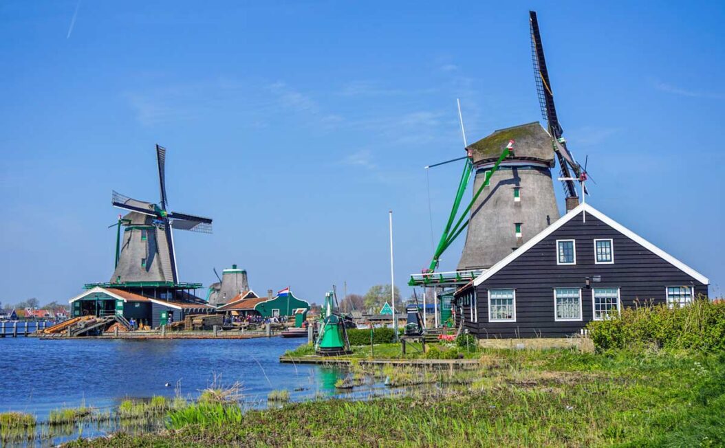 The windmills of Zaanse Schans