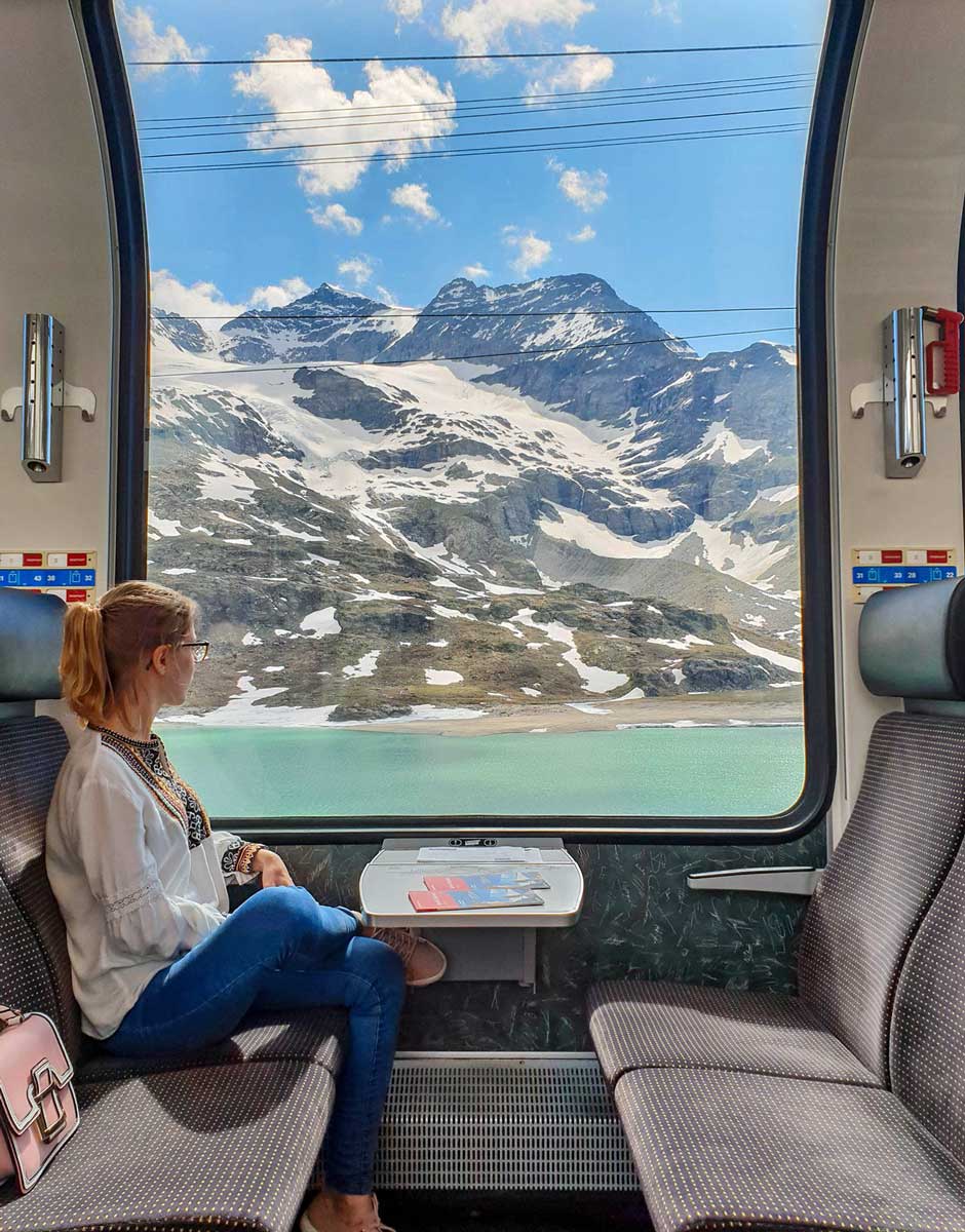 scenic Bernina Express to St. Moritz