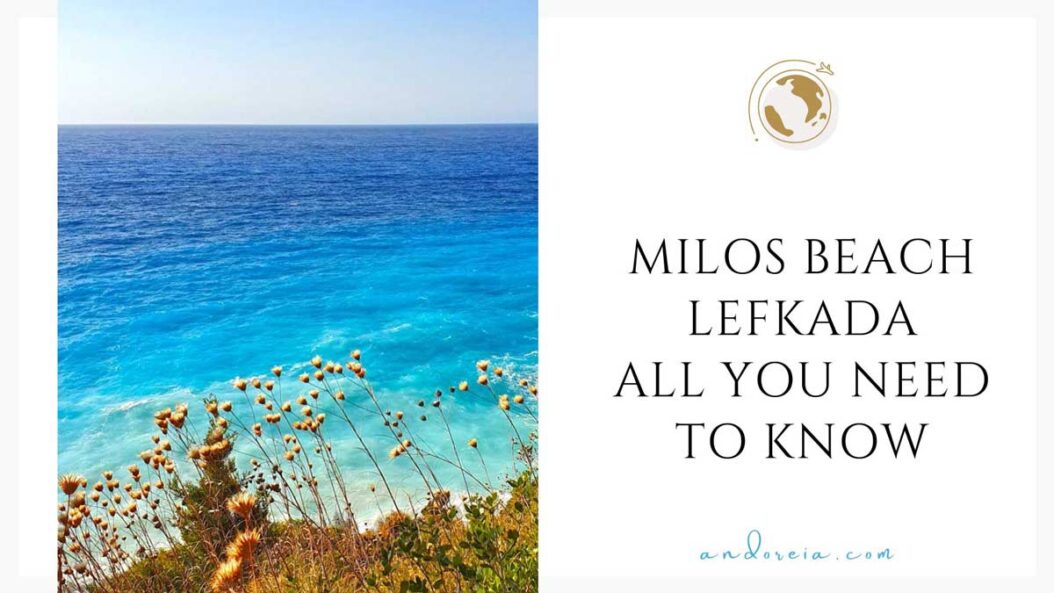Milos beach in Lefkada, Greece