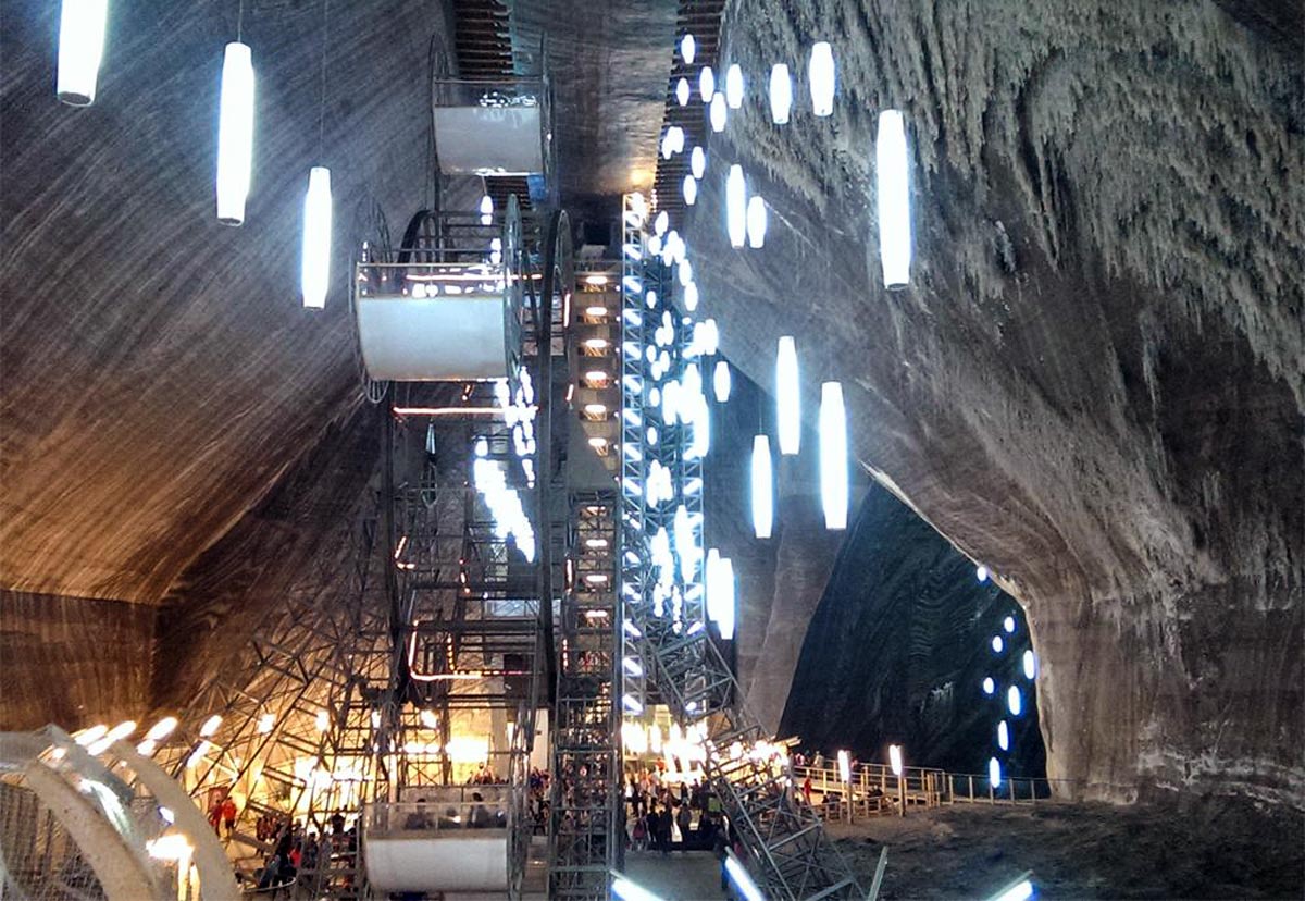 Inside Salina Turda, Romania