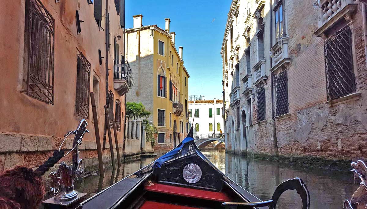gondola ride in Venice