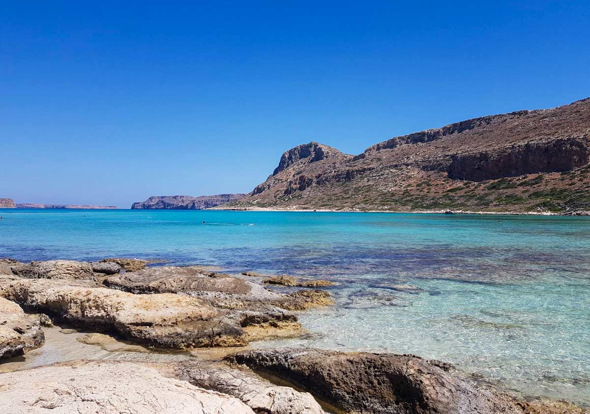 Balos beach in Crete