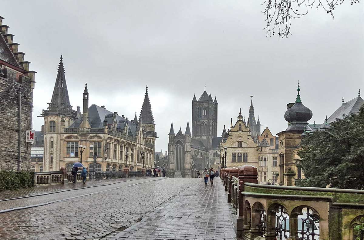 Ghent city in Belgium