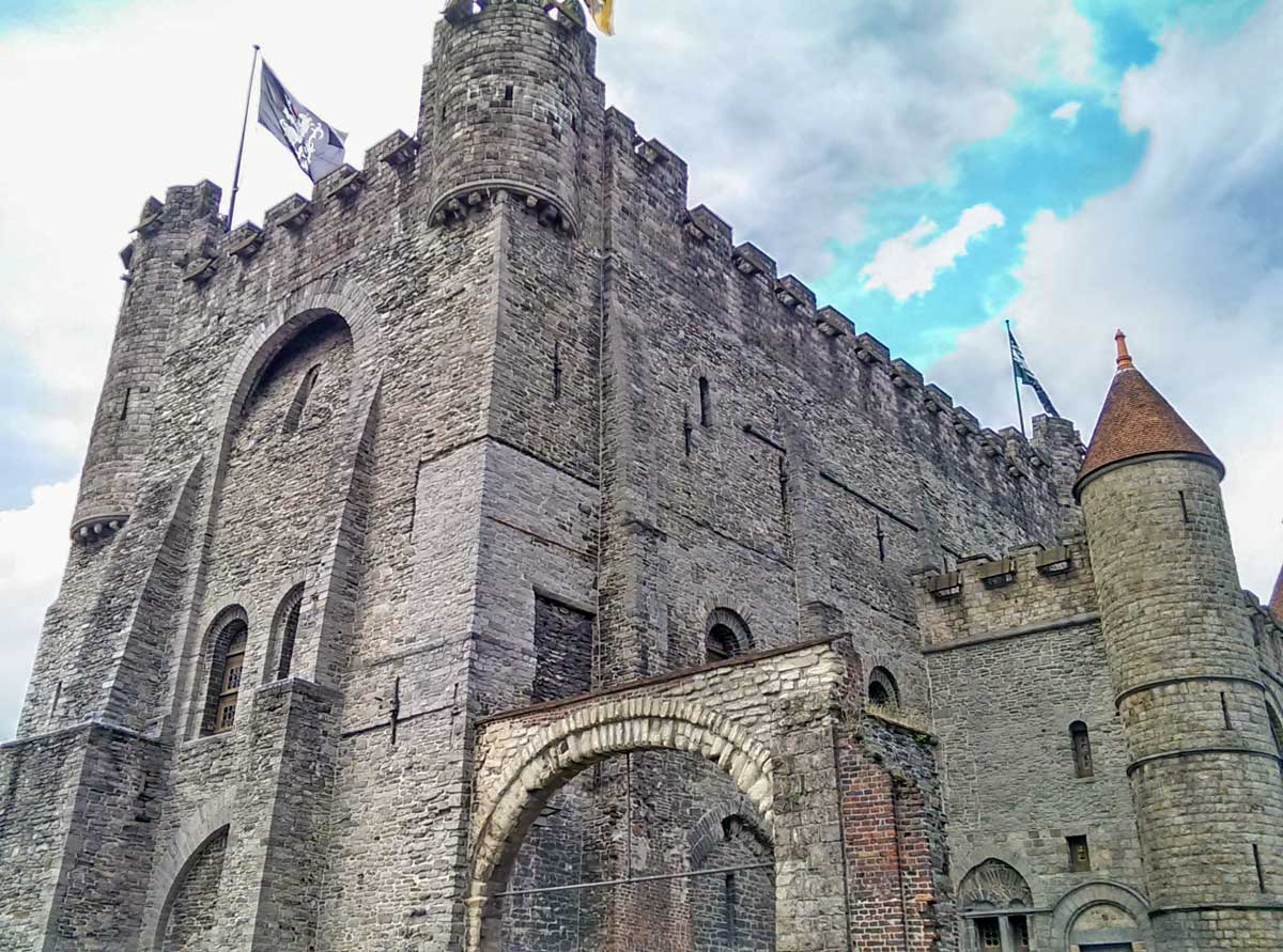 Gravensteen castle in Ghent