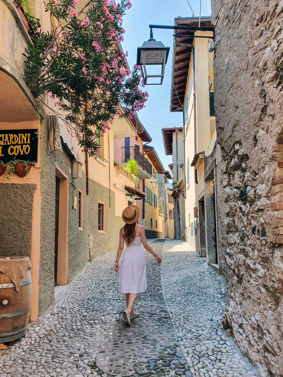 Alley in Malcesine Lake Garda