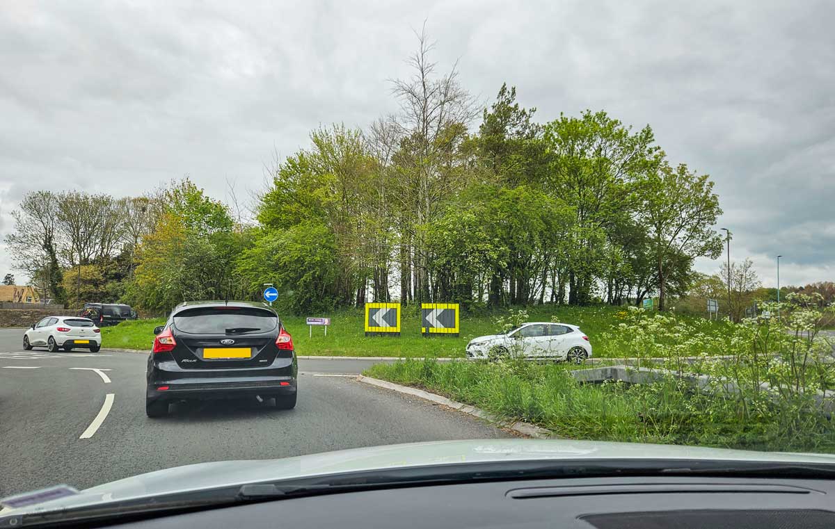 Roundabout in United Kingdom